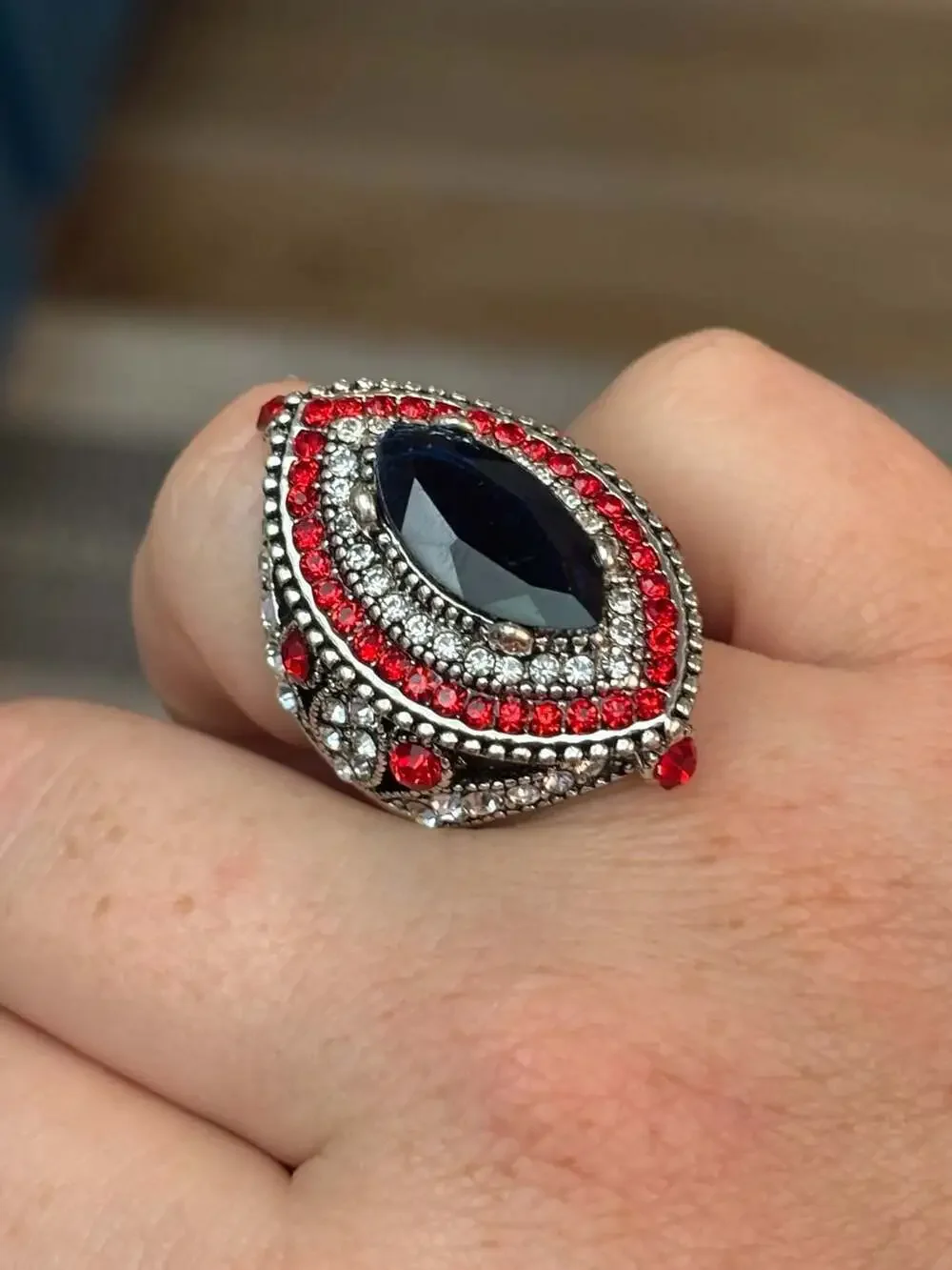 Luxury Marquise Cut Colorful Cubic Z Evil Eye Protection